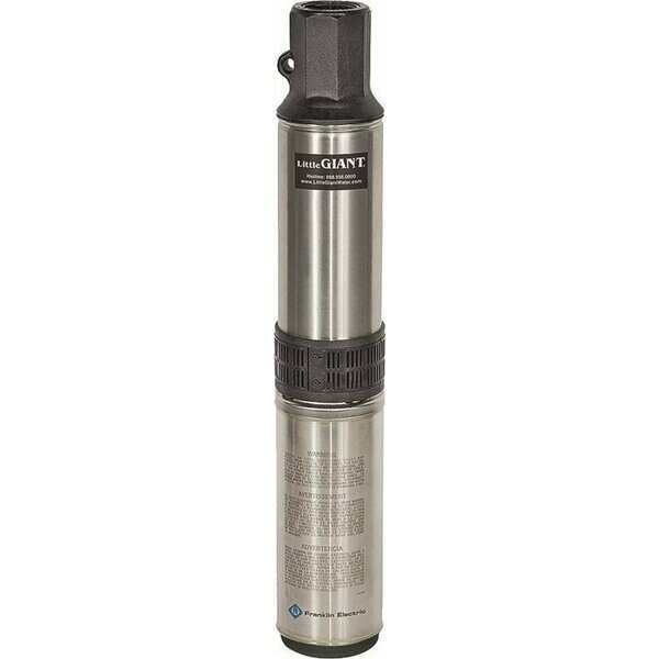 Well Pump, 6 A, 230 V, 0.5 Hp, 1-1/4 In Connection, 231 Ft Max Head, 12 Gpm, Stainless Steel, Franklin International, Mfr#: RL12G05-3W2V